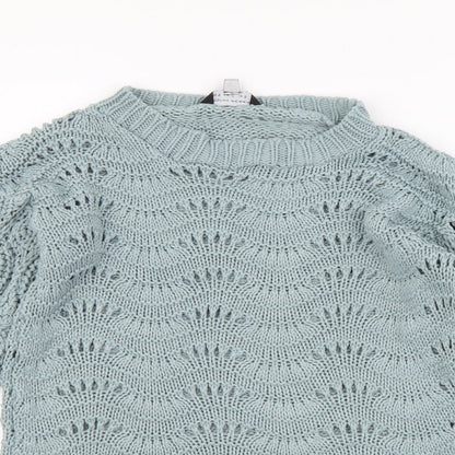 Womens UK Size S Dorothy Perkins Blue Pullover Jumper