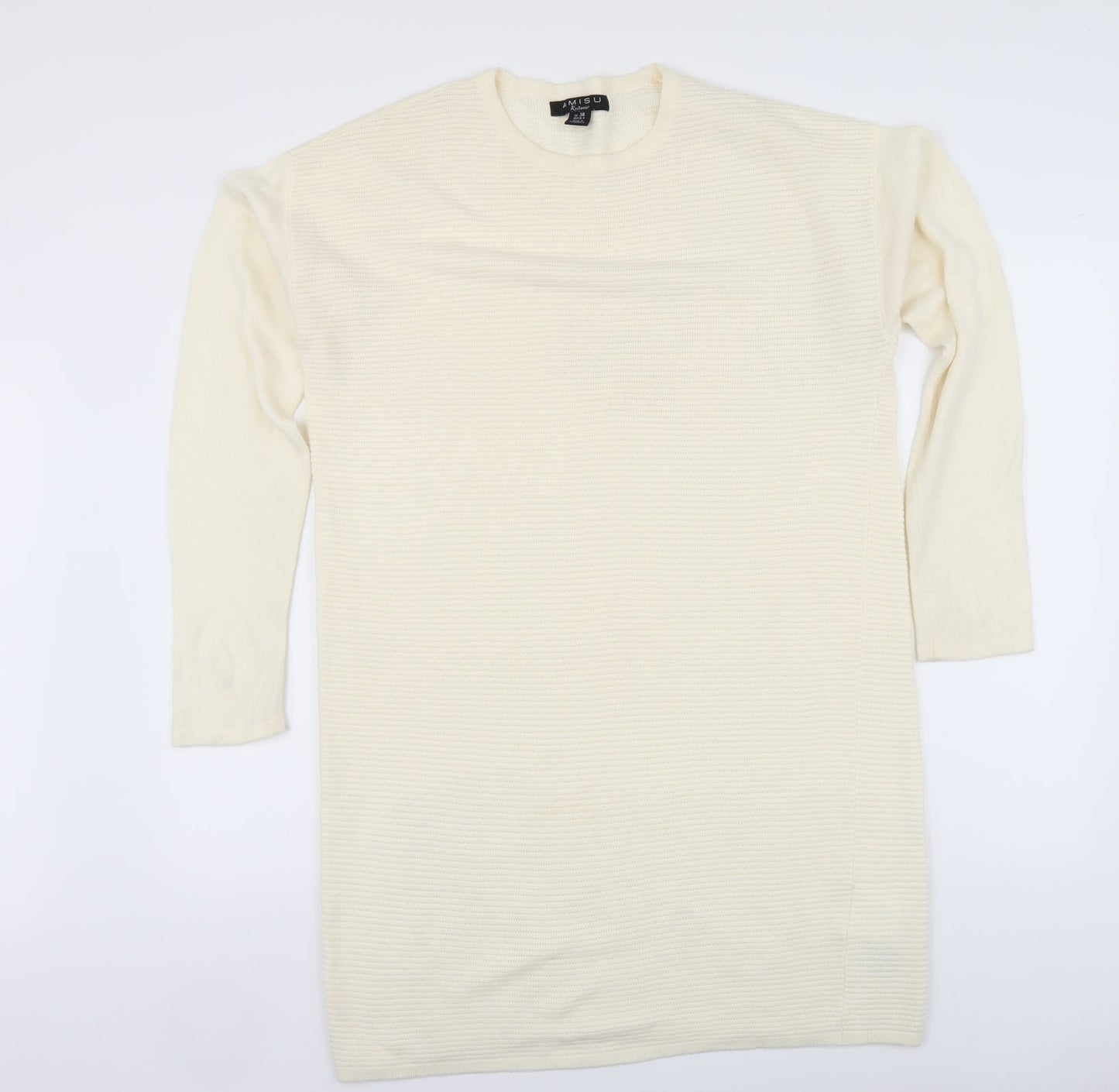Womens UK Size M Amisu Ivory Tunic Jumper