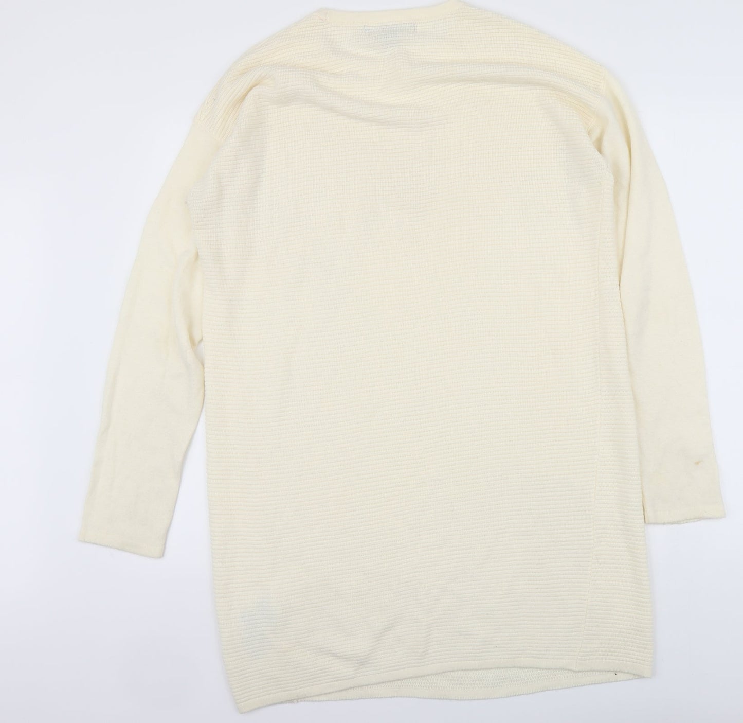 Womens UK Size M Amisu Ivory Tunic Jumper