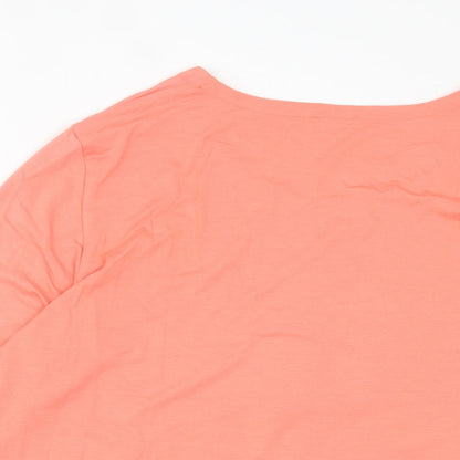Womens UK Size 18 Gerry Weber Pink Basic T-Shirt