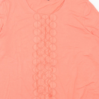 Womens UK Size 18 Gerry Weber Pink Basic T-Shirt