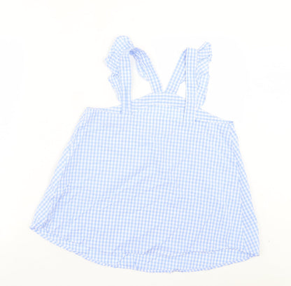 Womens UK Size 8 River Island Blue Basic Tank