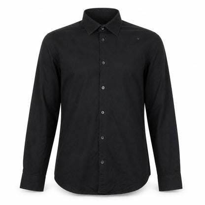 Mens UK Size S H&M Black  Button-Up Long Sleeve Casual Shirt