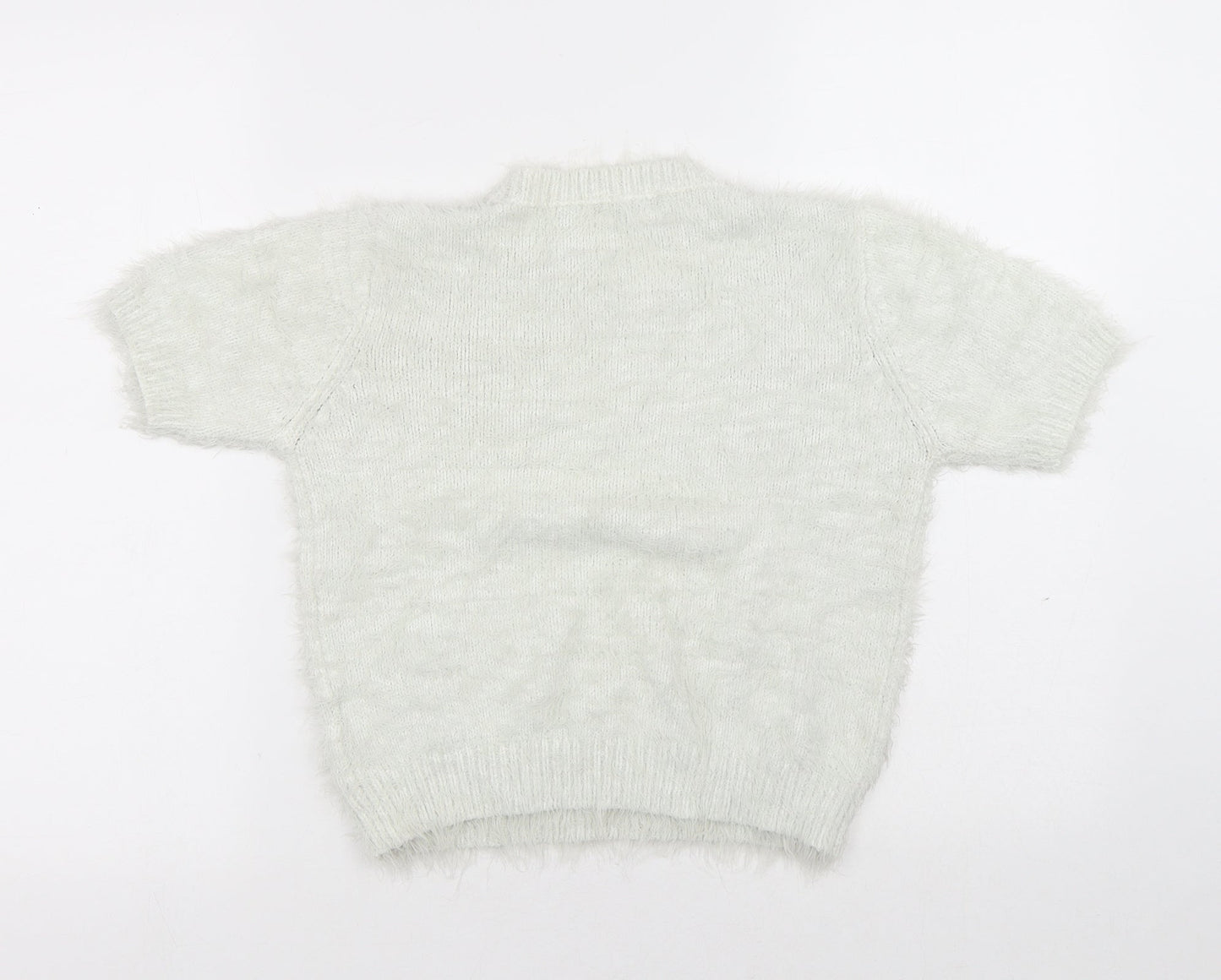 Womens UK Size S Quiz White Pullover Jumper