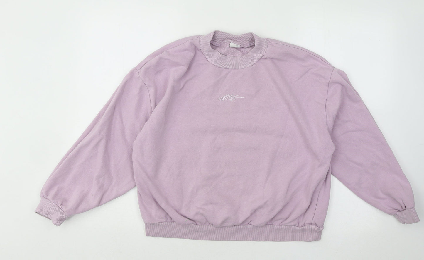 NEXT Girls Purple Cotton Pullover Sweatshirt Size 15 Years Pullover