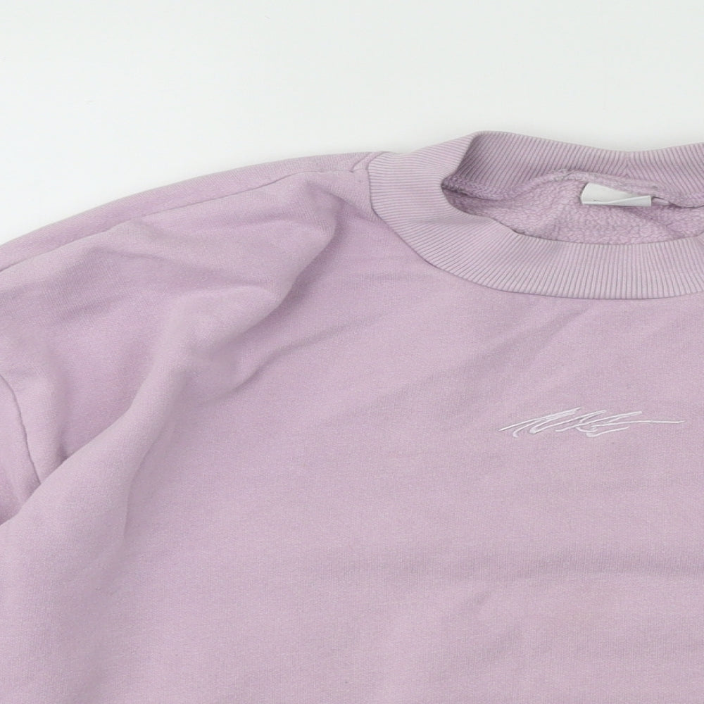 NEXT Girls Purple Cotton Pullover Sweatshirt Size 15 Years Pullover