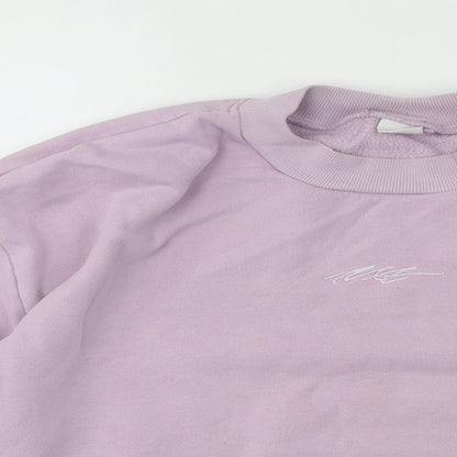 NEXT Girls Purple Cotton Pullover Sweatshirt Size 15 Years Pullover