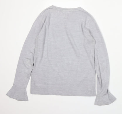 Womens UK Size 6 Dorothy Perkins Grey Pullover Jumper
