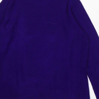 Womens UK Size 8 Dorothy Perkins Purple Pullover Jumper