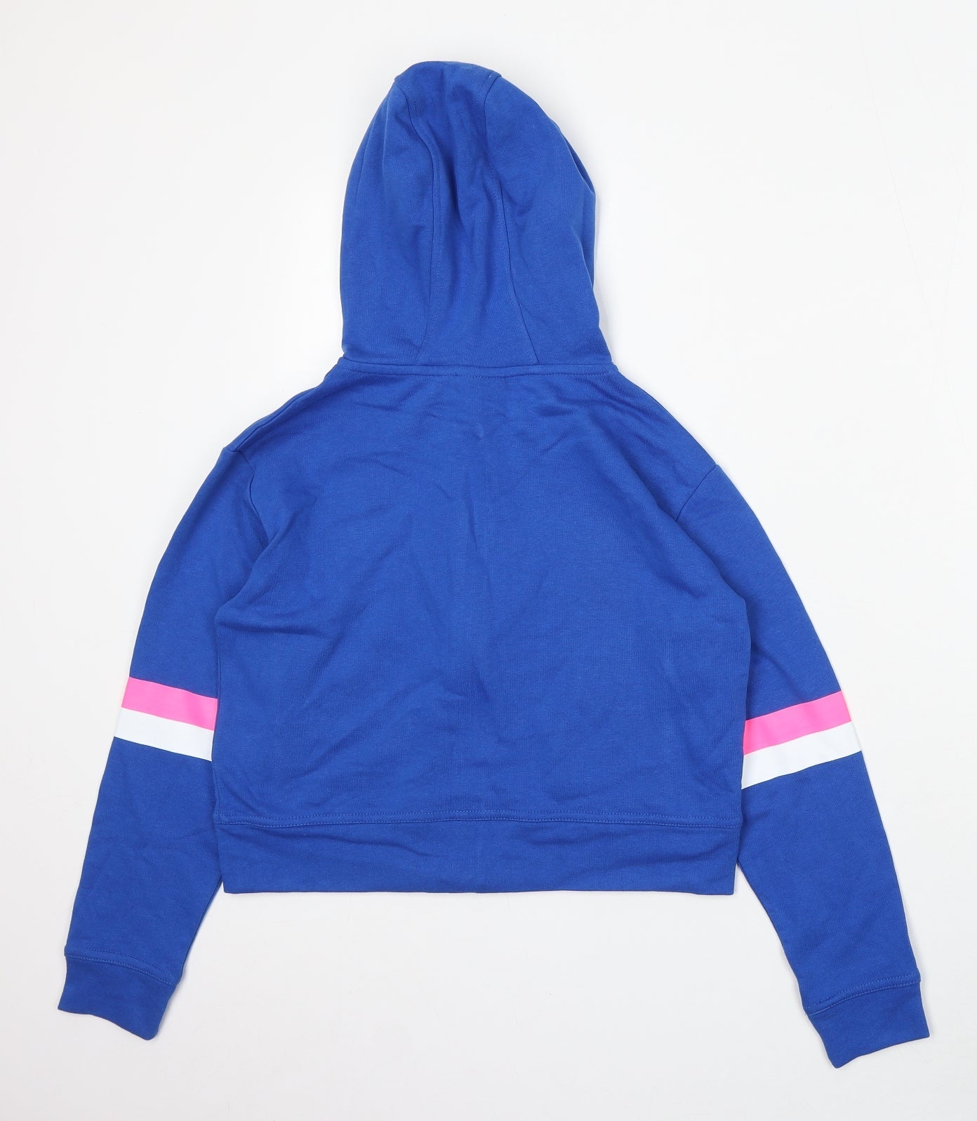 ELLE Boys Blue Cotton Full Zip Hoodie Size 10-11 Years Zip