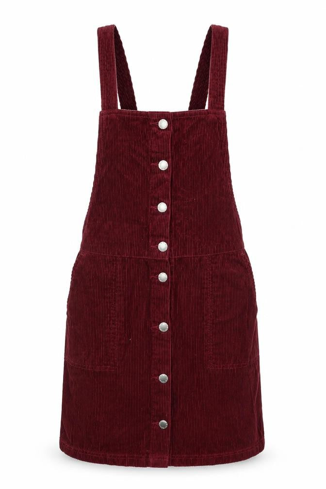 Womens UK Size 6 Miss Selfridge One-Piece Red Dungaree
