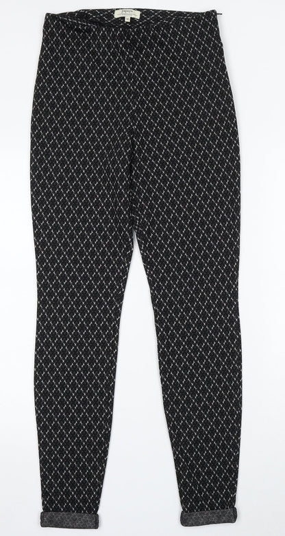 Womens UK Size 10 Papaya Regular Fit  Black Trousers
