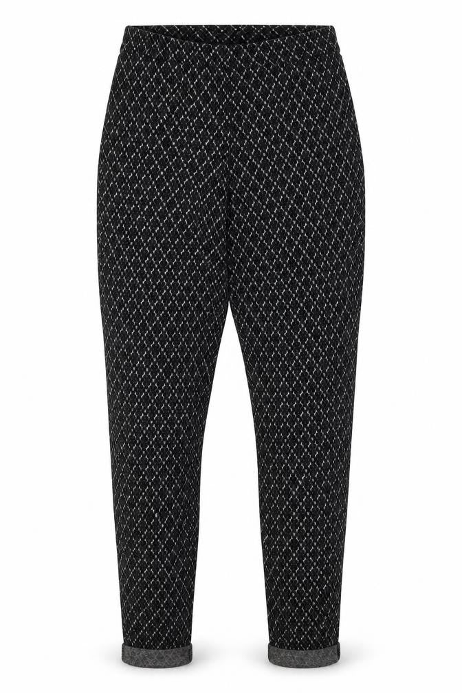 Womens UK Size 10 Papaya Regular Fit  Black Trousers