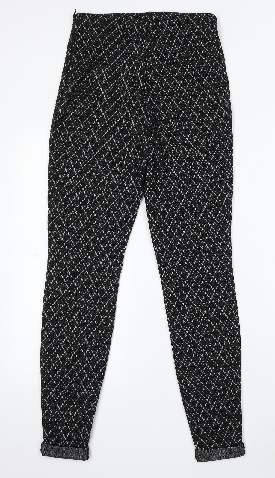 Womens UK Size 10 Papaya Regular Fit  Black Trousers