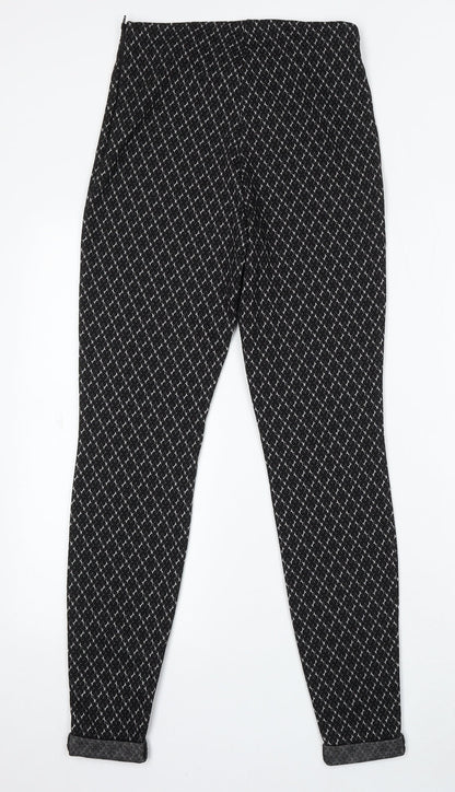 Womens UK Size 10 Papaya Regular Fit  Black Trousers
