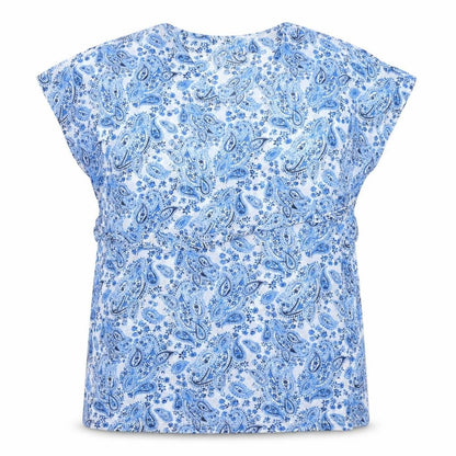 Womens UK Size M H&M Blue Basic Blouse
