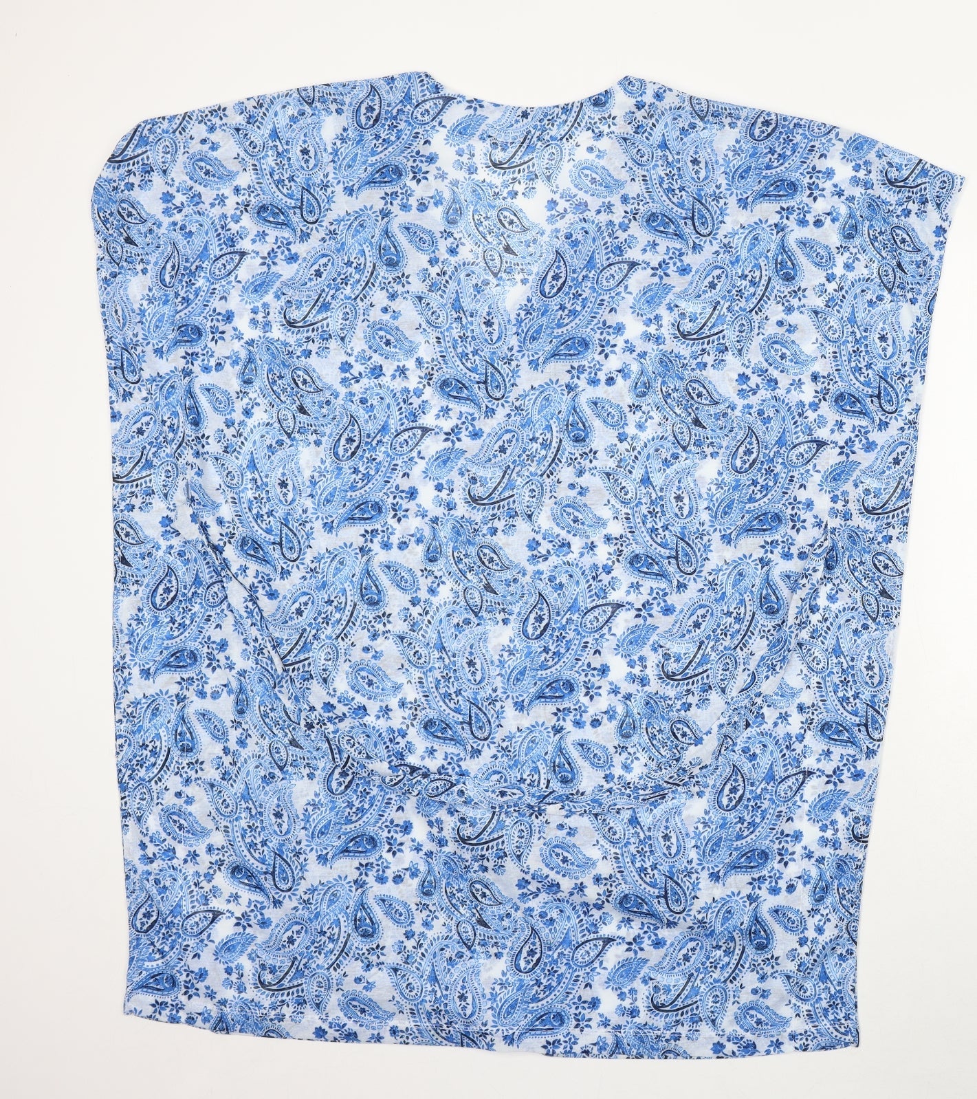 Womens UK Size M H&M Blue Basic Blouse