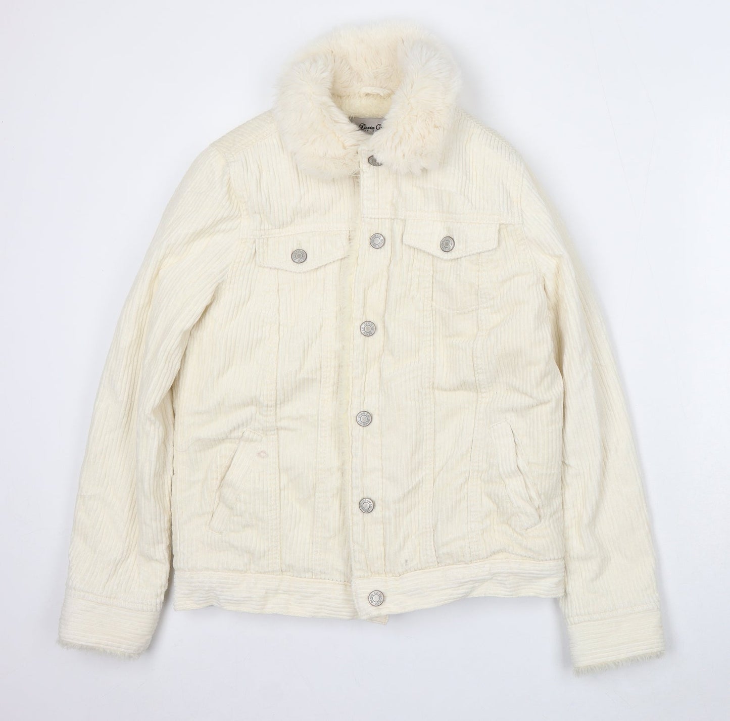 Womens UK Size 8 Denim & Co. Ivory Jacket