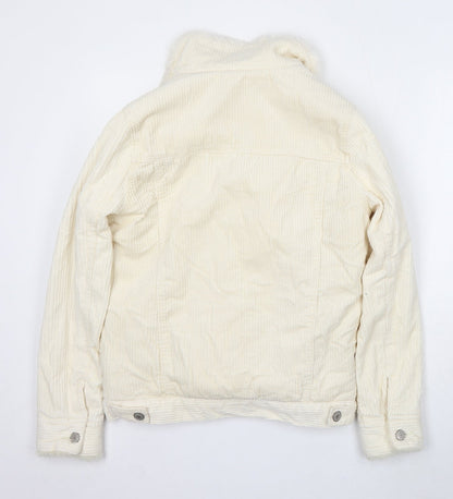 Womens UK Size 8 Denim & Co. Ivory Jacket