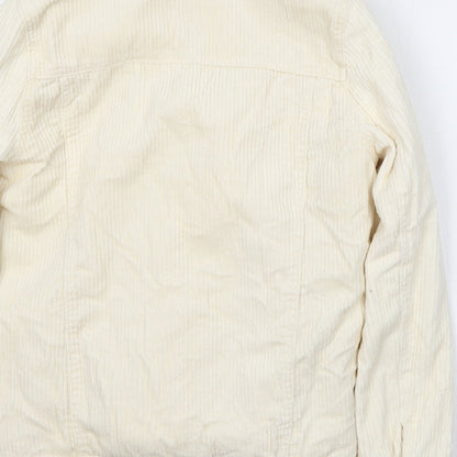 Womens UK Size 8 Denim & Co. Ivory Jacket