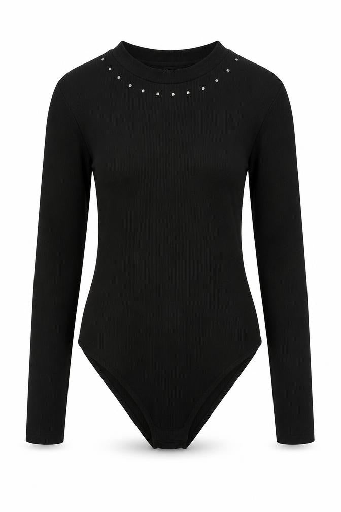Womens UK Size 8 F&F One-Piece Black Playsuit