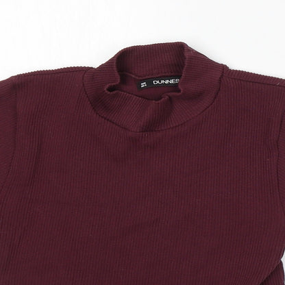 Womens UK Size XS Dunnes Stores Purple Pullover Jumper