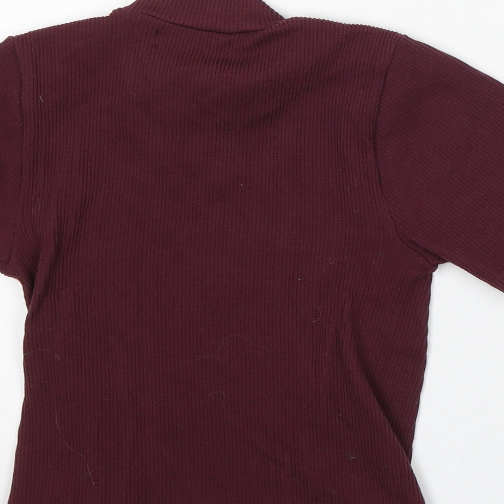 Womens UK Size XS Dunnes Stores Purple Pullover Jumper