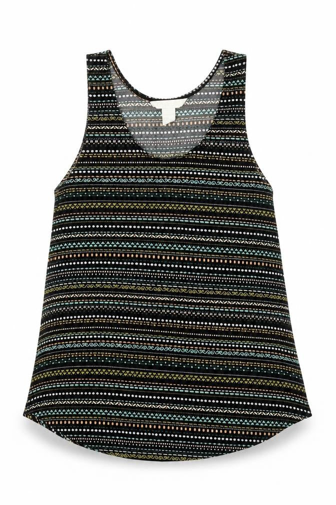 Womens UK Size S H&M Black Basic Tank