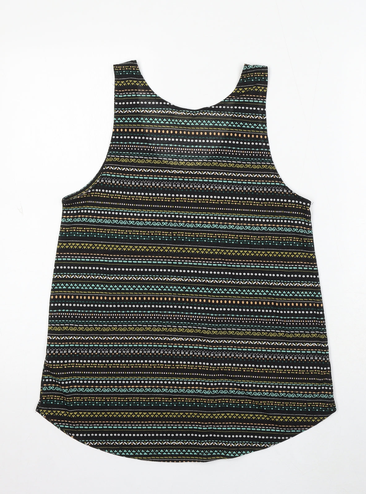 Womens UK Size S H&M Black Basic Tank