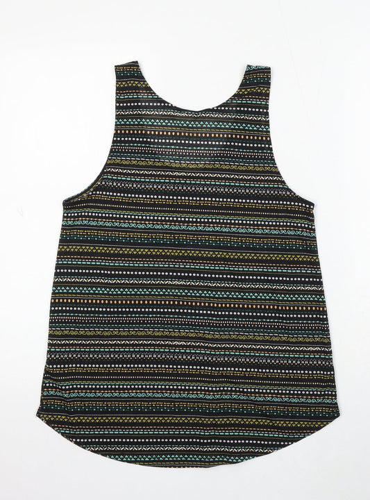 Womens UK Size S H&M Black Basic Tank