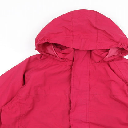 Regetta Womens Pink Rain Coat Coat Size XS Zip