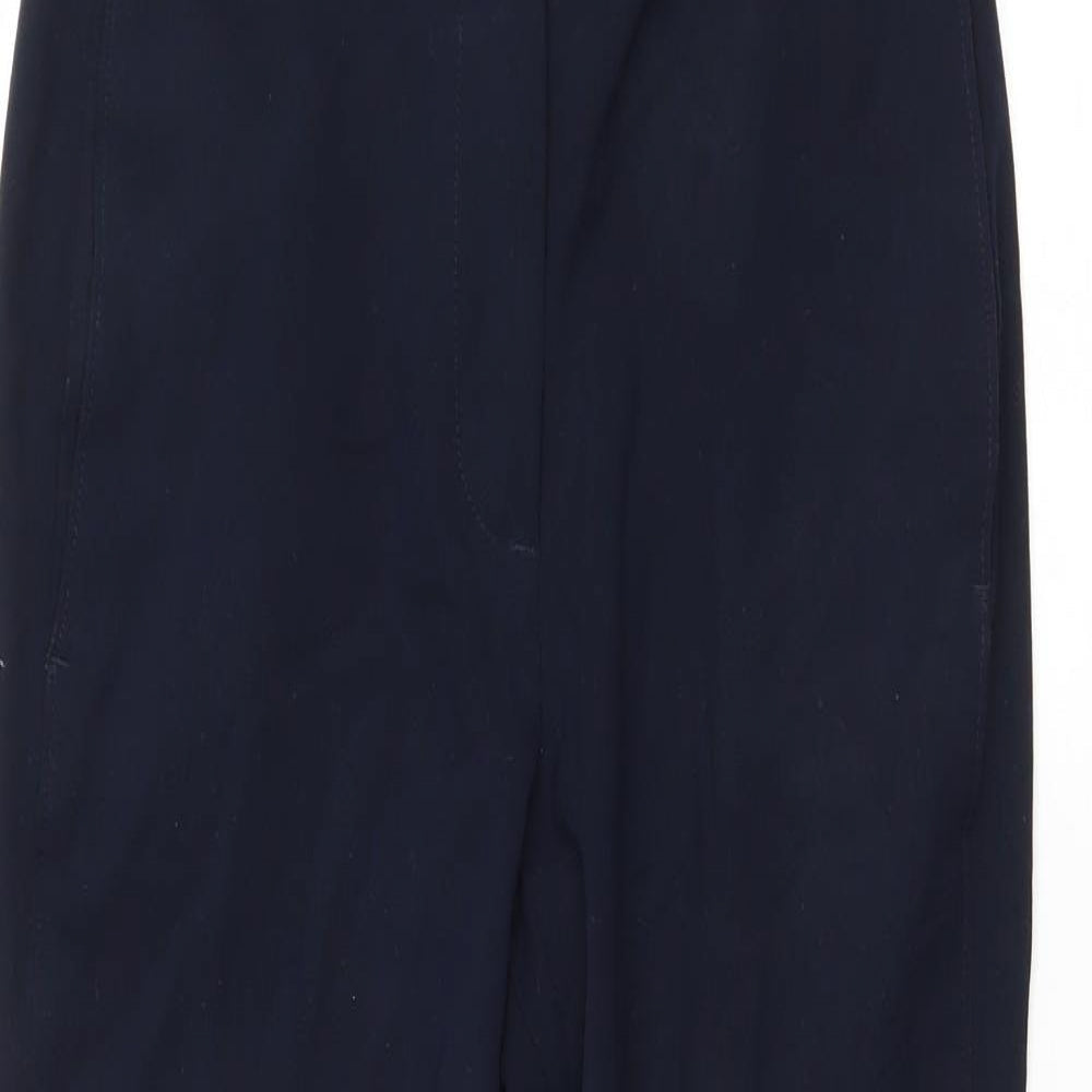Womens UK Size 6 Marks & Spencer Regular Fit  Blue Trousers
