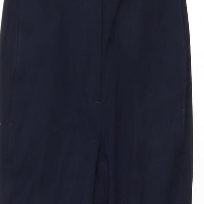 Womens UK Size 6 Marks & Spencer Regular Fit  Blue Trousers