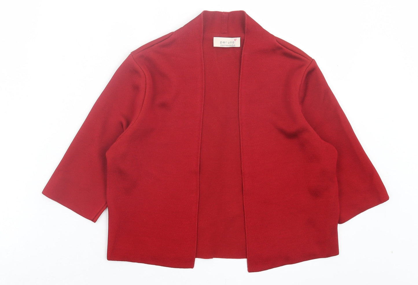 Womens UK Size 8 Per Una Red Cardigan Jumper