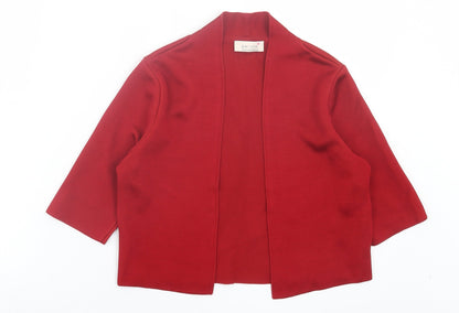 Womens UK Size 8 Per Una Red Cardigan Jumper