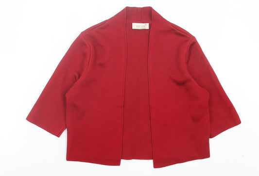 Womens UK Size 8 Per Una Red Cardigan Jumper