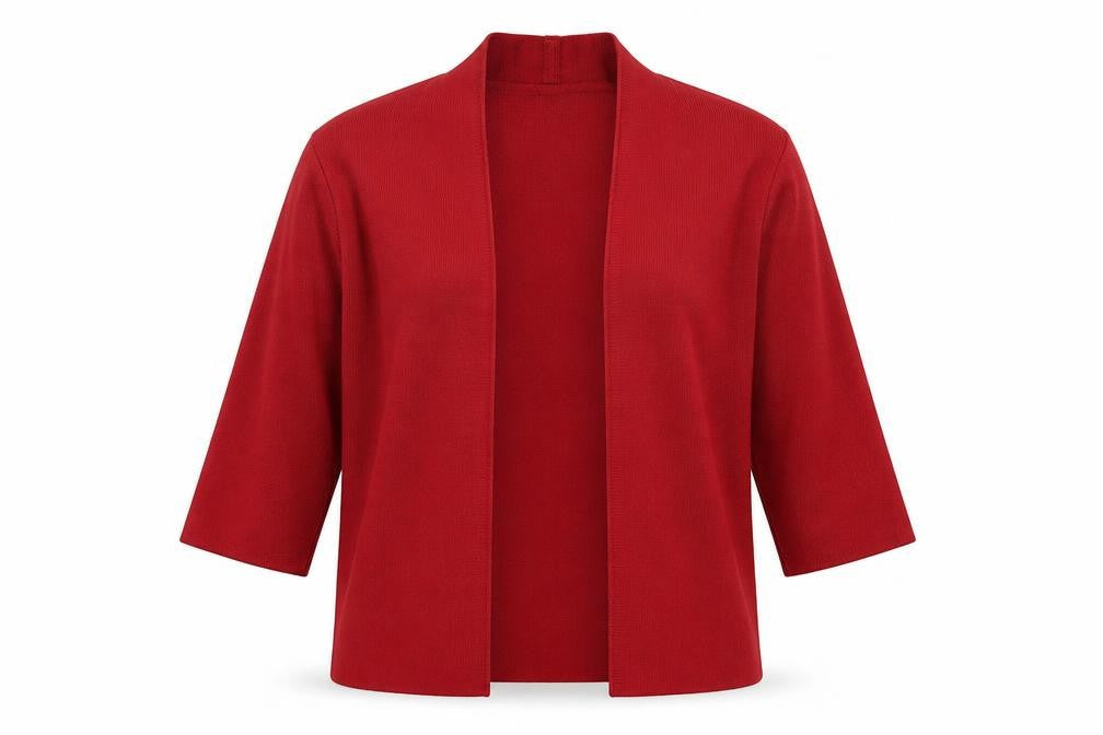 Womens UK Size 8 Per Una Red Cardigan Jumper
