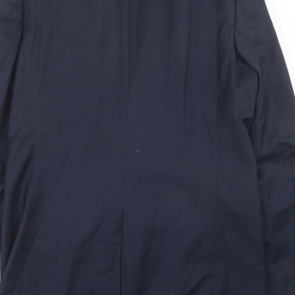 Mens UK Size 40 Marks and Spencer Regular Blue Suit Jacket