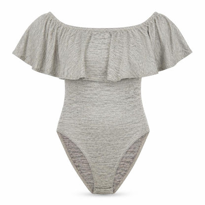 Womens UK Size 10 New Look One-Piece Gold Bodysuit