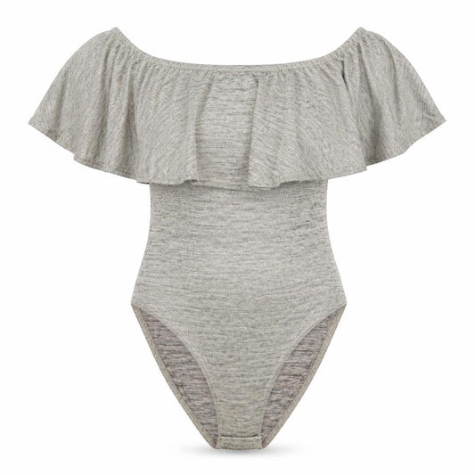 Womens UK Size 10 New Look One-Piece Gold Bodysuit
