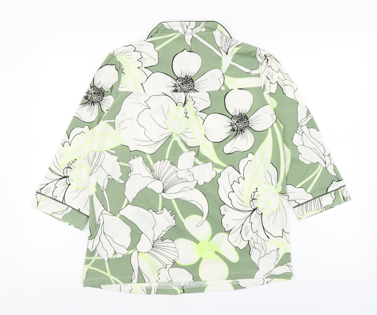 Womens UK Size 6 NEXT Green Basic Blouse