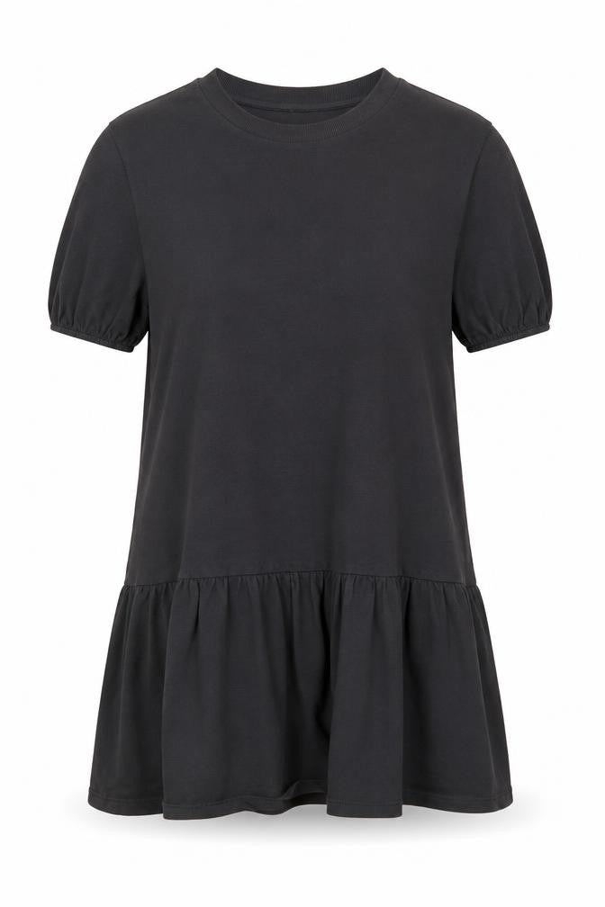 H&M Womens Grey Cotton Trapeze & Swing Size XS Round Neck Pullover