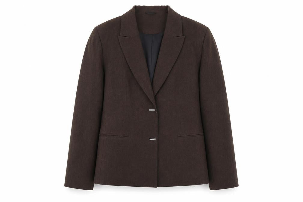 Womens UK Size 12 Berkertex Petites Brown Suit Jacket