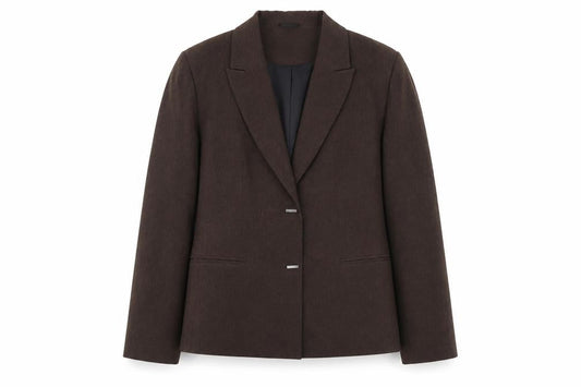 Womens UK Size 12 Berkertex Petites Brown Suit Jacket