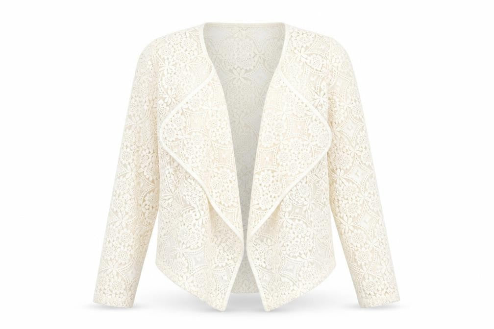 Next Womens Ivory Jacket Blazer Size 12 Hook & Eye