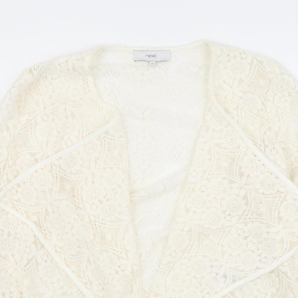 Womens UK Size 12 NEXT Ivory Jacket