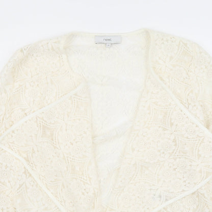 Womens UK Size 12 NEXT Ivory Jacket