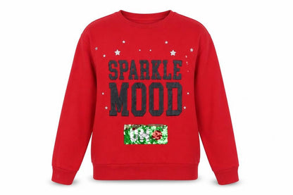 Dunnes Womens Red Cotton Pullover Sweatshirt Size S Pullover - Sparkle Mood