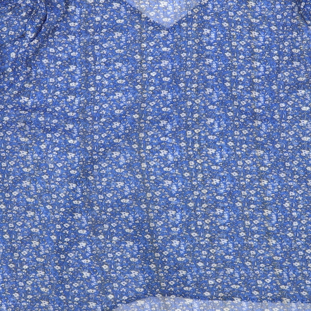 Womens UK Size XL Dunnes Stores Blue Basic Blouse