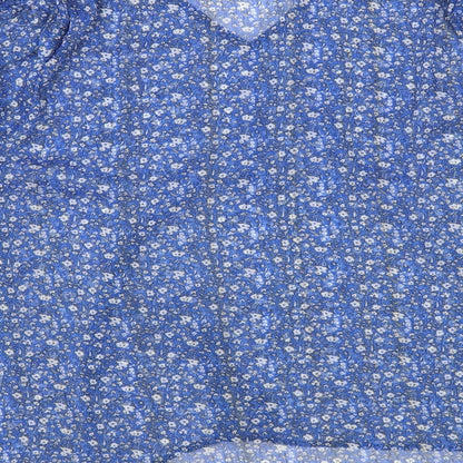 Womens UK Size XL Dunnes Stores Blue Basic Blouse
